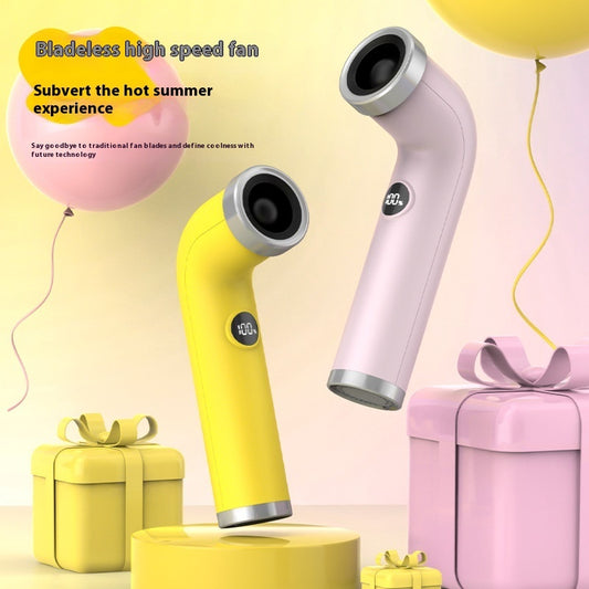 Creative Fashion Bladeless High Speed Turbine Little Fan