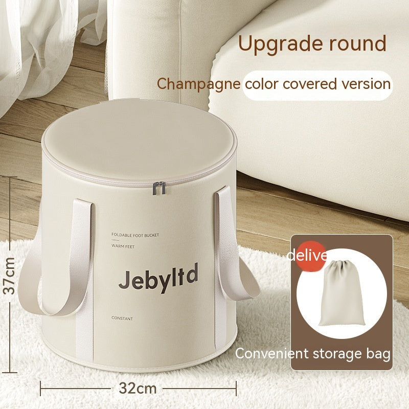Household Folding Foot Bath Bag High Depth Over Calf Portable